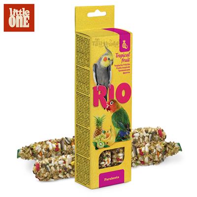 RIO Sticks for parakeets with tropical fruit  (75gx2 sticks)